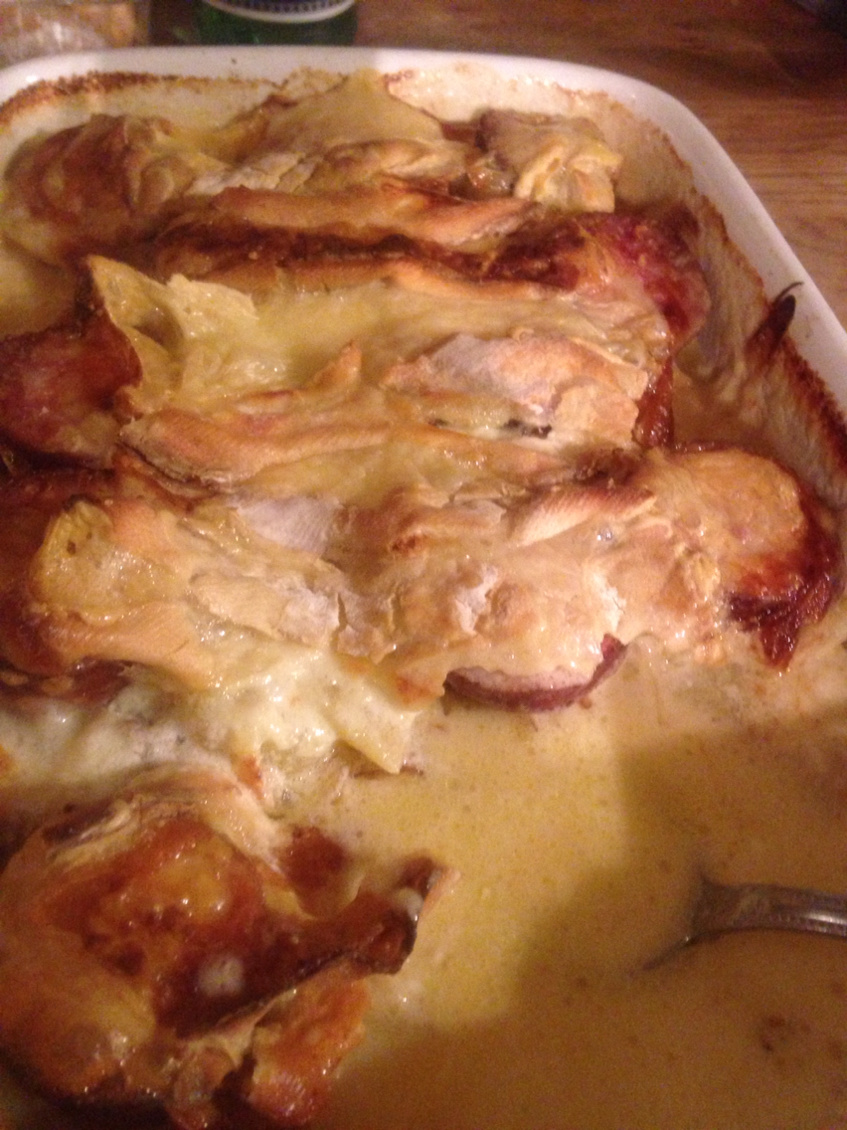 Mortar Gratin with the Golden Mount