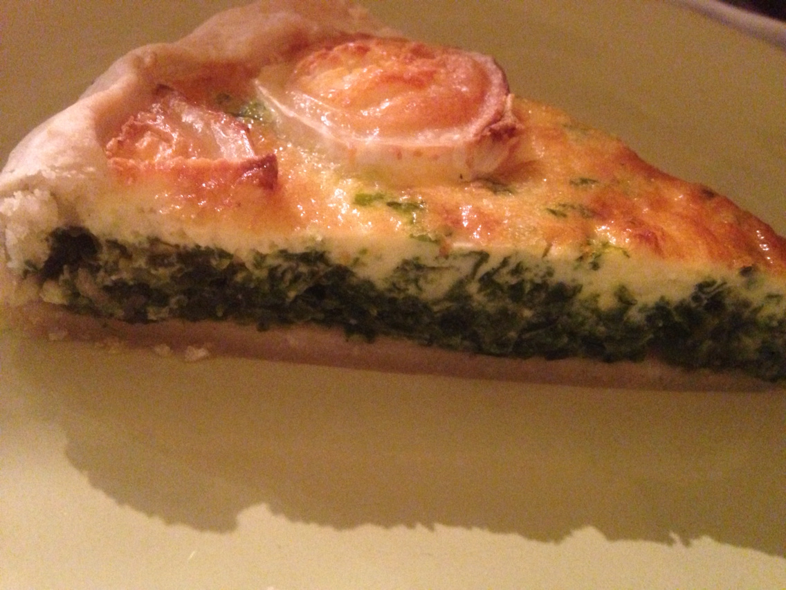 Goat cheese spinach pie